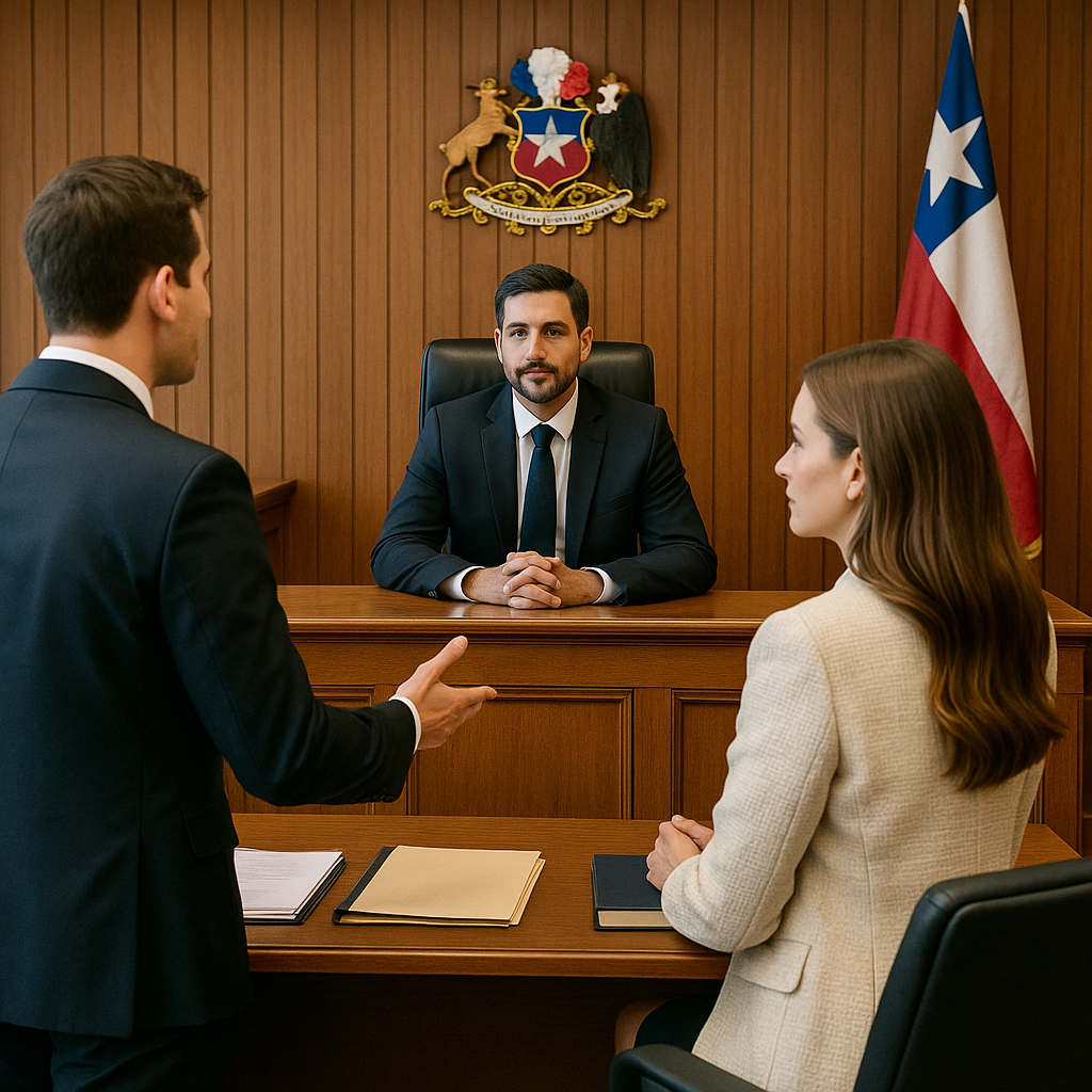 Abogado litigando caso tributario ante Tribunal Tributario y Aduanero